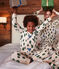 Pyjama imprimé chalet en molleton enfant blanc AVALANCHE/ MULTICO