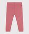 Legging bébé en coton uni rose ROSEWOOD