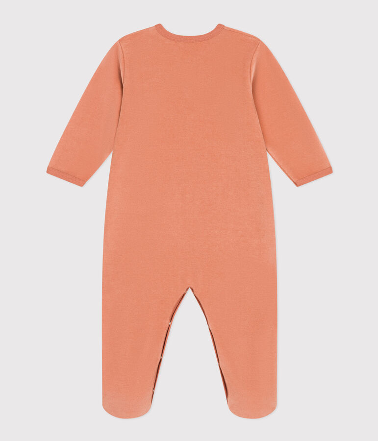 Pyjama b&eacute;b&eacute; en velours rose SIENNA