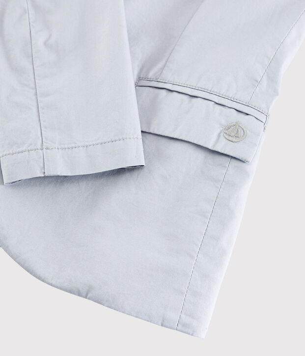 Veste en serge craquante enfant gar&ccedil;on gris