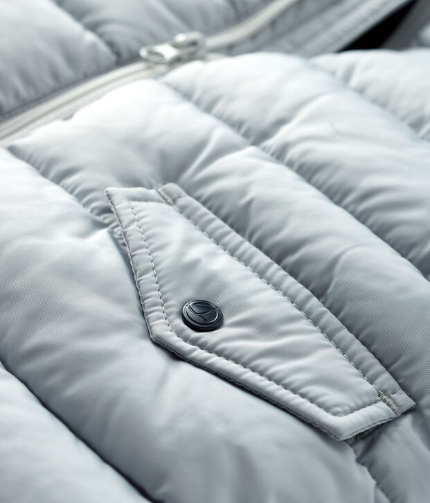 Doudoune matelass&eacute;e b&eacute;b&eacute; gar&ccedil;on gris