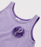 Robe enfant fille violet REAL/blanc MARSHMALLOW