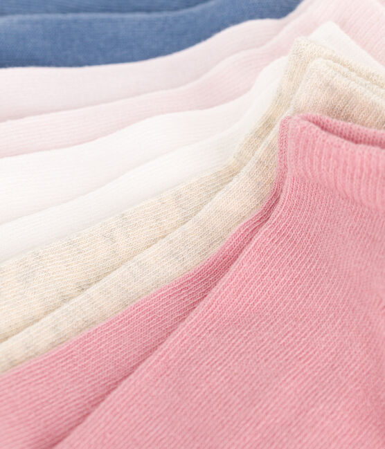 5 paires de chaussettes enfant en coton unies variante 2