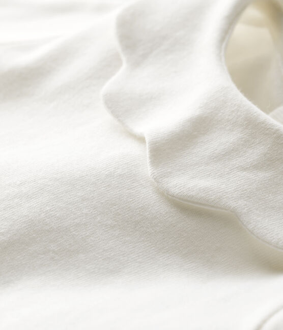 Blouse manches longues bébé fille blanc MARSHMALLOW