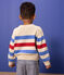 Pull rayé en coton enfant fille / garçon blanc AVALANCHE/ EDNA/ PEPS