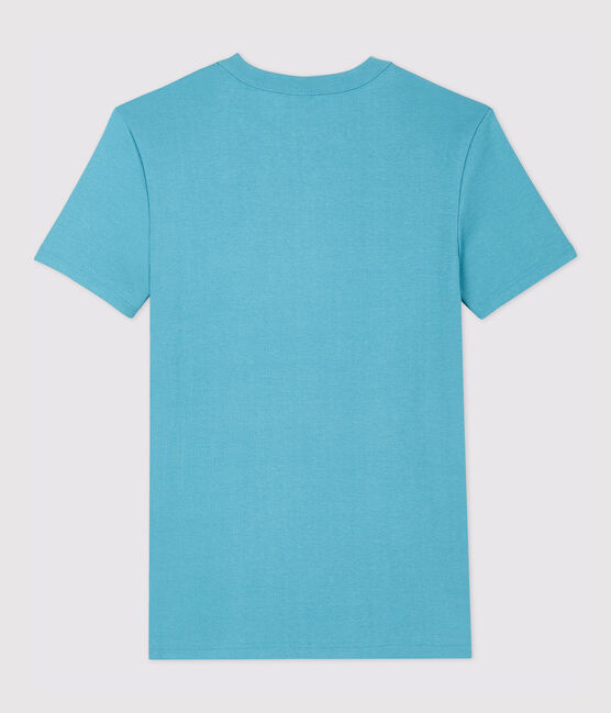 T-shirt col V iconique en coton Femme bleu MIROIR