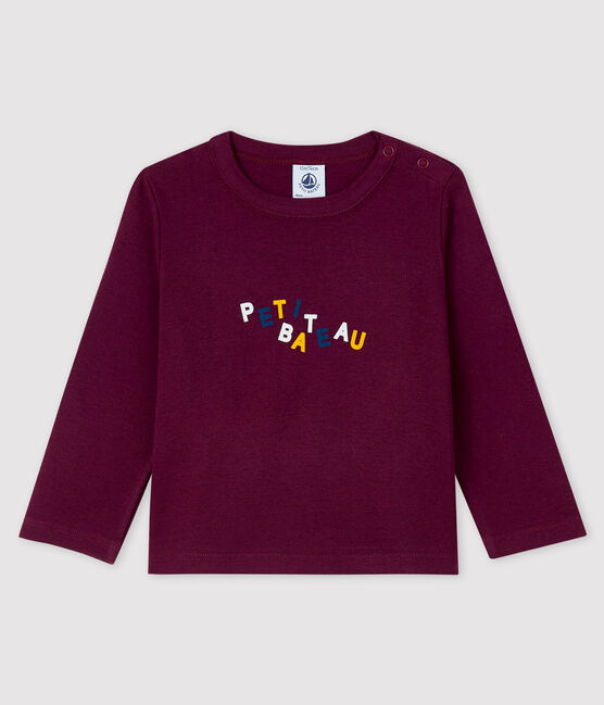 Tee-shirt bébé garçon violet CEPAGE