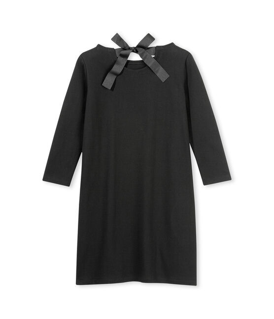 Robe femme à manches longues noir NOIR