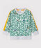 Sweatshirt imprimé en côte bébé garçon blanc MARSHMALLOW/blanc MULTICO