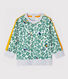 Sweatshirt imprimé en côte bébé garçon