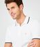 Polo manches courtes homme blanc MARSHMALLOW