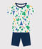 Pyjama short imprimé Paris en coton enfant INCOGNITO/ MULTICO