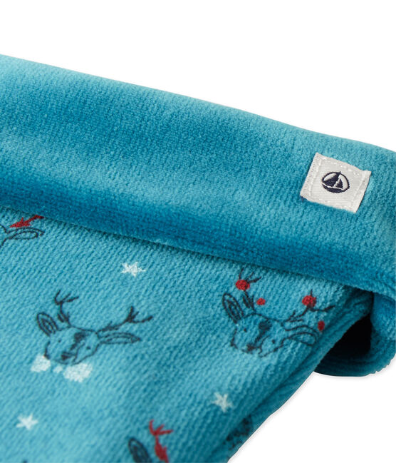 Chaussette de Noël bleu CONTES/blanc MULTICO