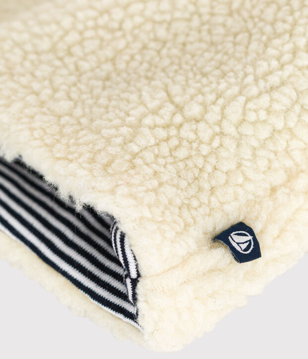 Veste sans manche en sherpa b&eacute;b&eacute; &eacute;cru