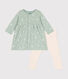 Robe et legging en coton bébé