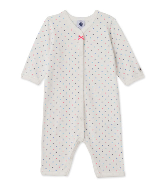 Dors bien bébé fille imprimé blanc LAIT/rouge CARMEN/ MULTICO