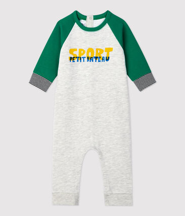 PETIT BATEAU - Combinaison en molleton bébé.