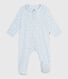 Pyjama bébé en coton à col imprimé étoiles