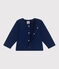 Cardigan bébé en coton uni bleu MEDIEVAL
