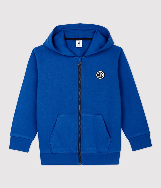 Sweatshirt à capuche enfant fille / garçon bleu MAJOR