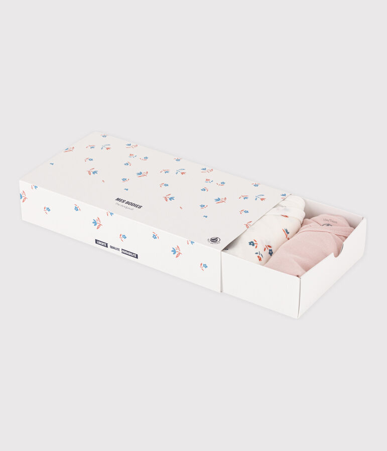 Lot de 5 bodies manches longues b&eacute;b&eacute; en coton variante 2