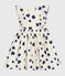 Robe enfant sans manche en coton bleu MILK/ SOIR