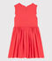 Robe sans manches en lin enfant fille orange JUPITER