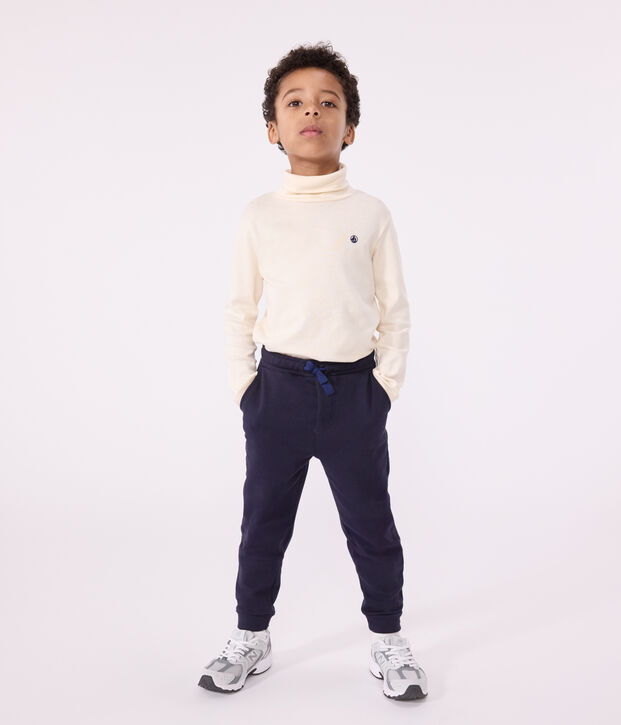 Pantalon de jogging enfant gar&ccedil;on bleu marine