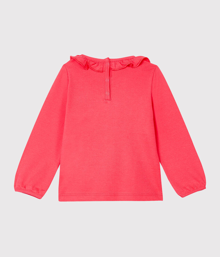 Blouse manches longues b&eacute;b&eacute; fille rose