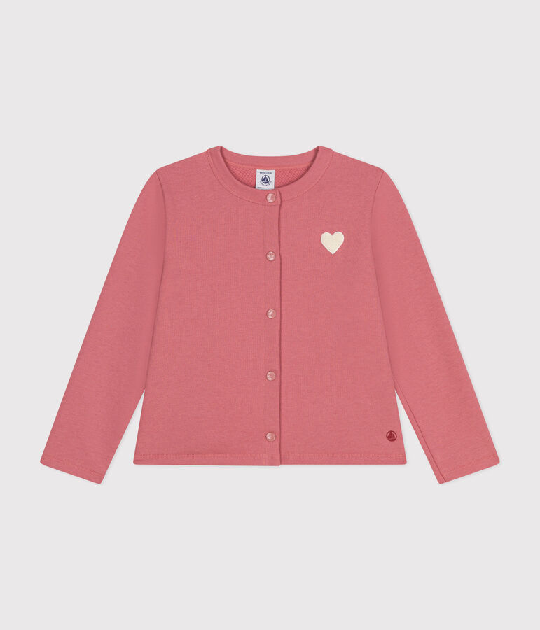 Cardigan en molleton enfant fille rose ROSEWOOD