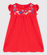 Robe bébé fille brodée