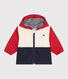 Coupe-vent bébé imprimé colorblock, doublure milleraies