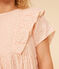 Robe imprimée manches courtes en gaze de coton enfant fille AVALANCHE/ PANTY