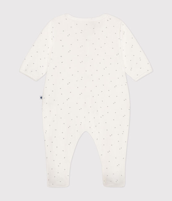 Pyjama en coton bébé blanc MARSHMALLOW/blanc MISTIGRI