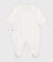 Pyjama en coton bébé blanc MARSHMALLOW/blanc MISTIGRI