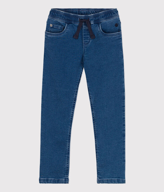 Pantalon regular en denim enfant garçon bleu DENIM BLEU DELAVE