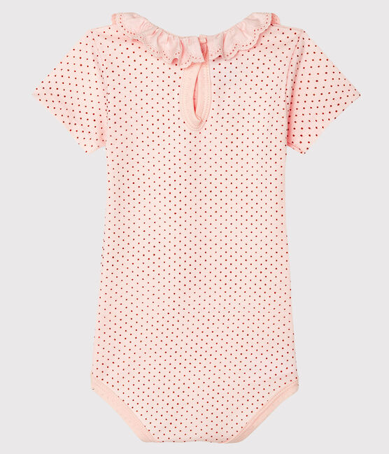 Body bébé fille à collerette rose FLEUR/rose COPPER