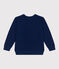 Sweatshirt enfant mixte en coton imprimé bleu MEDIEVAL
