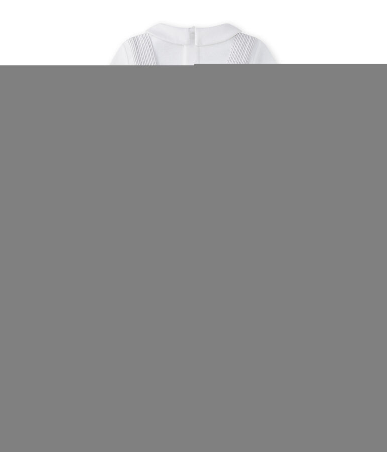 Ensemble b&eacute;b&eacute; gar&ccedil;on 2 pi&egrave;ces blanc/beige