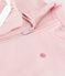 Ensemble sweatshirt et pantalon bébé en coton uni rose JOLI