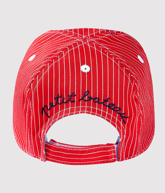 Casquette bébé mixte rouge PEPS/blanc MARSHMALLOW
