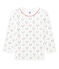 T-shirt garçon manches longues imprimé blanc LAIT/blanc MULTICO