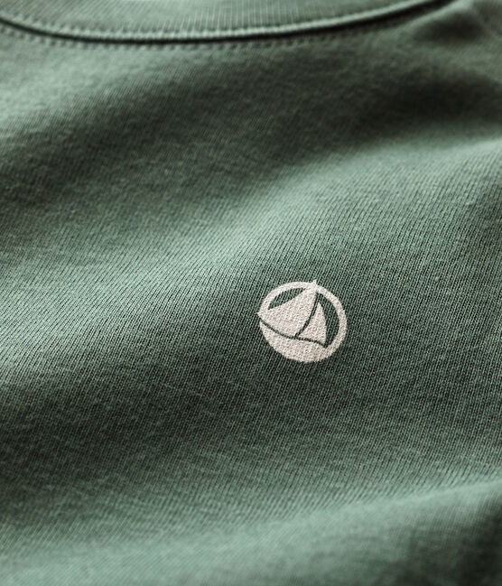 Tee-shirt manches longues en coton bébé garçon vert VALLEE
