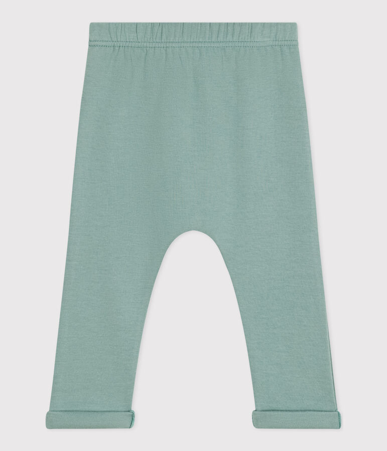 Pantalon en jersey &eacute;pais b&eacute;b&eacute; vert