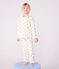 Pyjama enfant en velours imprimé cœurs dorés MILK/ DORE