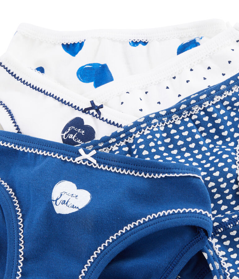 Lot de 5 culottes c&oelig;urs petite fille variante 1