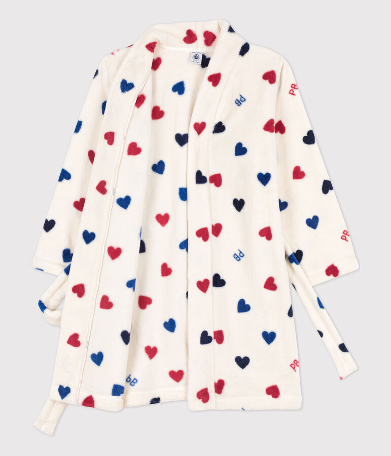 Robe de chambre en polaire enfant blanc AVALANCHE/ MULTICO