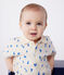 Polo bébé en coton manches courtes imprimé petits bateaux bleu AVALANCHE/blanc PERSE