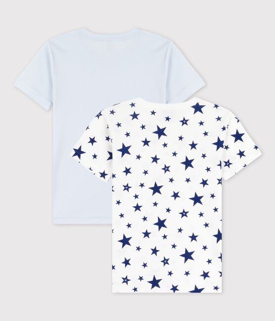 Lot de 2 t-shirts manches courtes étoiles petit garçon en coton variante 1