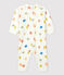 Dors-bien bébé sans pieds en coton et Lyocell blanc MARSHMALLOW/blanc MULTICO